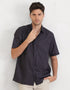 RADEN SHORT SLEEVE SHIRT (MIDNIGHT BLUE)